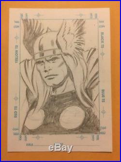 Thor 1998 Marvel/Skybox The Silver Age Sketchagraph George Tuska