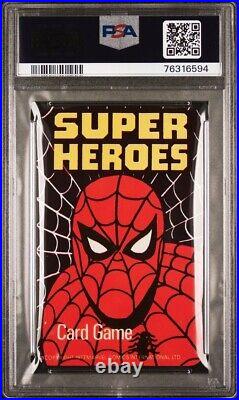 Thor Marvel Superheroes 1977 Top Trumps Card Game Mighty Thor Psa 10 Gem Pop 1