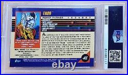 Thor PSA 10 Low Pop 1 of 40 Marvel Universe Power Ratings Card Graded