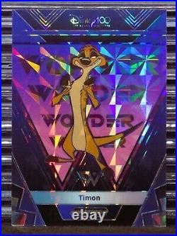 Timon /125 Lion King 2023 Phantom Disney 100 Years Of Wonder WO-17 Purple Prizm