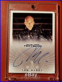 Tom Hardy Auto Star Trek Nemesis Autograph Card Shinzon Marvel Venom Signed
