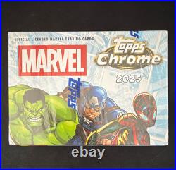 Topps Chrome Marvel 2025 Sealed Trading Card BLASTERBOX