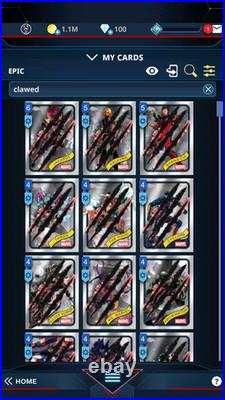 Topps Chrome Marvel Clawed Bulk Of 306 Epic Cards Topps Marvel Collect 2025