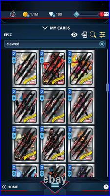 Topps Chrome Marvel Clawed Bulk Of 306 Epic Cards Topps Marvel Collect 2025