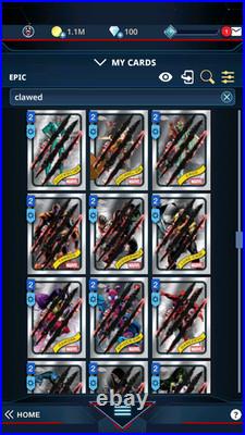 Topps Chrome Marvel Clawed Bulk Of 306 Epic Cards Topps Marvel Collect 2025