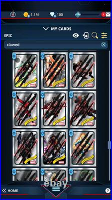 Topps Chrome Marvel Clawed Bulk Of 306 Epic Cards Topps Marvel Collect 2025