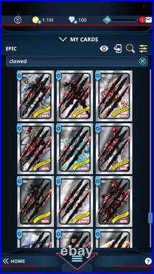 Topps Chrome Marvel Clawed Bulk Of 306 Epic Cards Topps Marvel Collect 2025