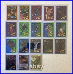 Topps Chrome Marvel Lot of 18 Numbered Cards Blade Storm Star-Lord Hercules MORE
