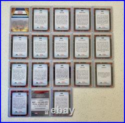 Topps Chrome Marvel Lot of 18 Numbered Cards Blade Storm Star-Lord Hercules MORE