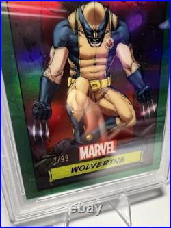 Topps Chrome Marvel Wolverine 12/99 PSA 9