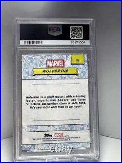 Topps Chrome Marvel Wolverine 12/99 PSA 9