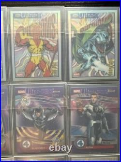 Topps Finest Fantastic 4 numbered & Auto Lot Impossible Man, Black Bolt & MORE