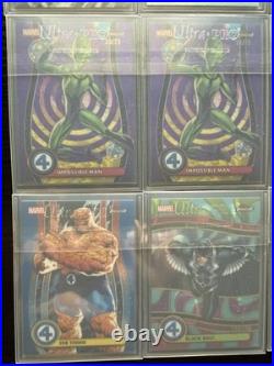 Topps Finest Fantastic 4 numbered & Auto Lot Impossible Man, Black Bolt & MORE