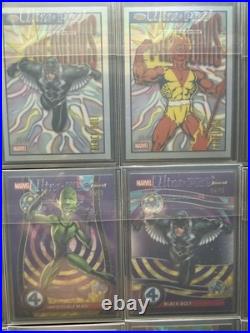 Topps Finest Fantastic 4 numbered & Auto Lot Impossible Man, Black Bolt & MORE