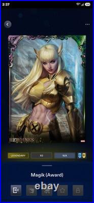 Topps Marvel Collect Heroines Rainbow Premier Set LMT 35cc (DIGITAL) 11+1(Award)