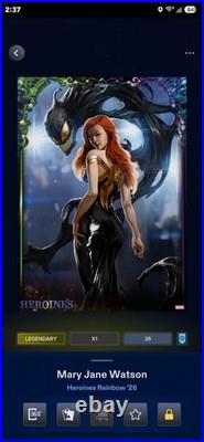 Topps Marvel Collect Heroines Rainbow Premier Set LMT 35cc (DIGITAL) 11+1(Award)