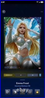 Topps Marvel Collect Heroines Rainbow Premier Set LMT 35cc (DIGITAL) 11+1(Award)