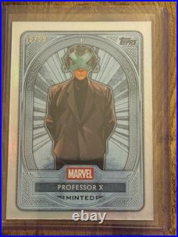 Topps Marvel Mint Professor X card, numbered 16/99