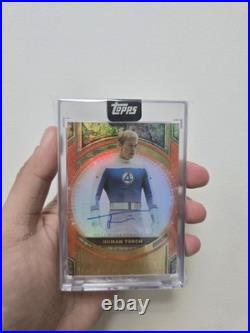 Topps Marvel The Collector Human Torch Joseph Quinn Auto /25