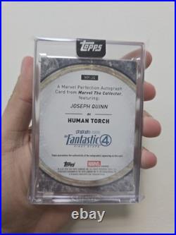 Topps Marvel The Collector Human Torch Joseph Quinn Auto /25