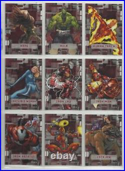 UD Marvel Beginnings Series 3 MICROMOTION Complete Set of 60 Chase Cards (1-60)