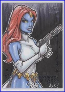 UD Marvel Guardians Of The Galaxy Vol. 2 Mystique Sketch card by AXEBONE 1/1