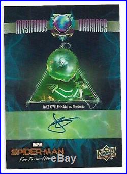 UD Marvel Spider-Man Far From Home Jake Gyllenhaal as Mysterio Autograph MM-QB