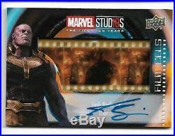 UD Marvel Studios The First Ten Years JOSH BROLIN Film Cel Autograph as Thanos