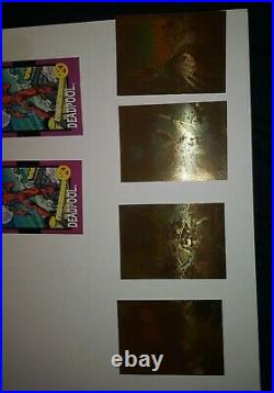 Uncanny X-Men trading cards by Jim Lee Holograms included full set plus extra