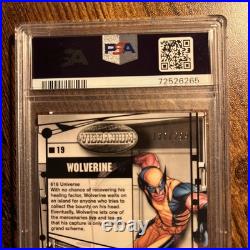 Upper Deck 2015 UD Marvel Vibranium Wolverine Card 99/299 Molten, PSA 9
