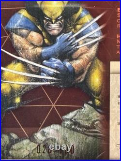 Upper Deck 2022 Fleer Ultra Midnight Sons Wolverine #96 Red Auto 028/100