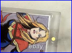 Upper Deck Exquisite Collection 1/1 Sketch Card Captain Marvel By John Sloboda Upper Deck Exquisite Collection 1/1 Sketch Card Captain Marvel By John Sloboda