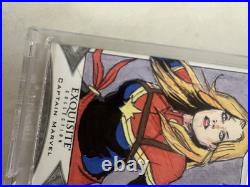 Upper Deck Exquisite Collection 1/1 Sketch Card Captain Marvel By John Sloboda Upper Deck Exquisite Collection 1/1 Sketch Card Captain Marvel By John Sloboda