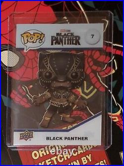 Upper Deck Funko Trading Cards 7 Black Panther Clear Cut CASE HIT 1288 Packs