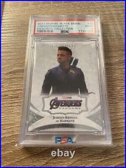 Upper Deck Marvel Black Diamond Hawkeye PSA 9 Exquisite Orange /23 Silver /125