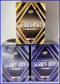 Upper Deck Marvel Studios Series 1 & 2 Blaster (3)Box Lot Sealed Disney+