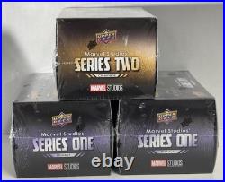 Upper Deck Marvel Studios Series 1 & 2 Blaster (3)Box Lot Sealed Disney+