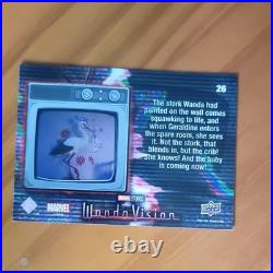 Upper Deck Marvel WandaVision Trading Card Lot 2022 Set 3 Cards Scarlet Witch