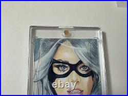 Upper Deck SKY BOX Black Cat sketch Card 2020 Marvel Masterpieces 1/1 Super Rare