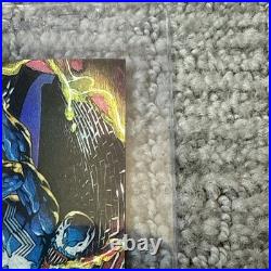VENOM 1995 Fleer Marvel Masterpieces Holo Flash Limited Edition Devries Venom #8