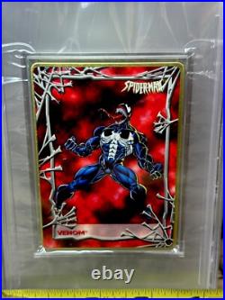 VENOM PSA GRADED POP 2? 1996 Marvel Metallic Impressions SPIDER-MAN THICK SLAB