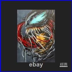 Venom Marvel 1/1 Original Artist Sketch Card (Signed)
