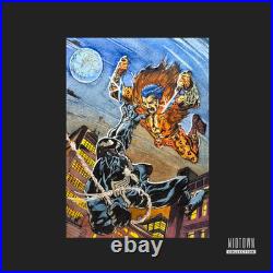 Venom vs. Kraven Marvel 1/1 Original Artist Sketch Card (Signed)