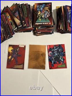 Vintage 90s Marvel Trading Card Lot of 150 + With HOLOGRAPHIC CARDS Vintage 90s Marvel Trading Card Lot of 150 + With HOLOGRAPHIC CARDS
