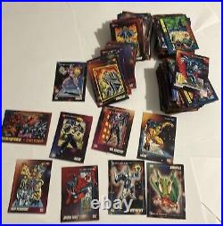 Vintage 90s Marvel Trading Card Lot of 150 + With HOLOGRAPHIC CARDS Vintage 90s Marvel Trading Card Lot of 150 + With HOLOGRAPHIC CARDS