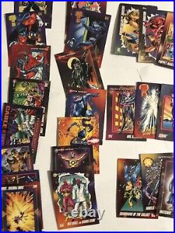 Vintage 90s Marvel Trading Card Lot of 150 + With HOLOGRAPHIC CARDS Vintage 90s Marvel Trading Card Lot of 150 + With HOLOGRAPHIC CARDS