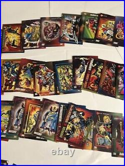 Vintage 90s Marvel Trading Card Lot of 150 + With HOLOGRAPHIC CARDS Vintage 90s Marvel Trading Card Lot of 150 + With HOLOGRAPHIC CARDS