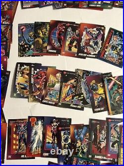 Vintage 90s Marvel Trading Card Lot of 150 + With HOLOGRAPHIC CARDS Vintage 90s Marvel Trading Card Lot of 150 + With HOLOGRAPHIC CARDS