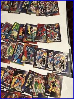 Vintage 90s Marvel Trading Card Lot of 150 + With HOLOGRAPHIC CARDS Vintage 90s Marvel Trading Card Lot of 150 + With HOLOGRAPHIC CARDS