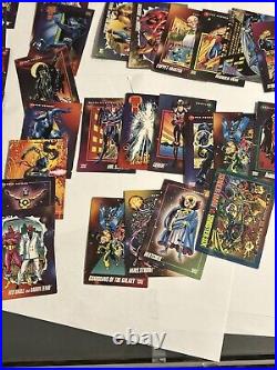 Vintage 90s Marvel Trading Card Lot of 150 + With HOLOGRAPHIC CARDS Vintage 90s Marvel Trading Card Lot of 150 + With HOLOGRAPHIC CARDS